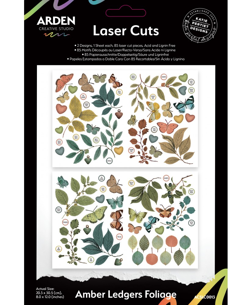 Amber Ledgers Foliage Laser Cuts (Pre-Order)