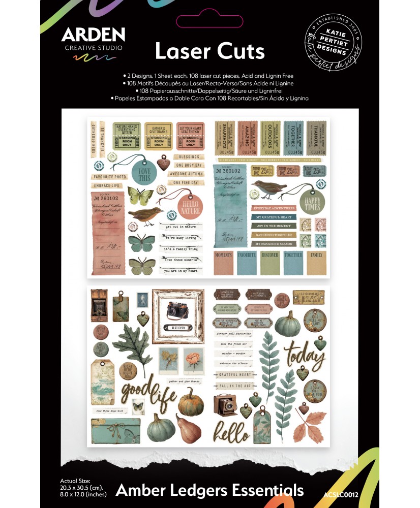 Amber Ledgers Essentials Laser Cuts (Pre-Order)