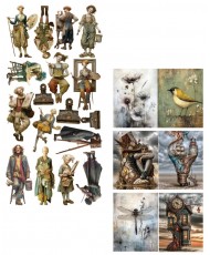 Art 2 - DIY Cut-Out Set 6x12 Junk Journal(Pre-order)