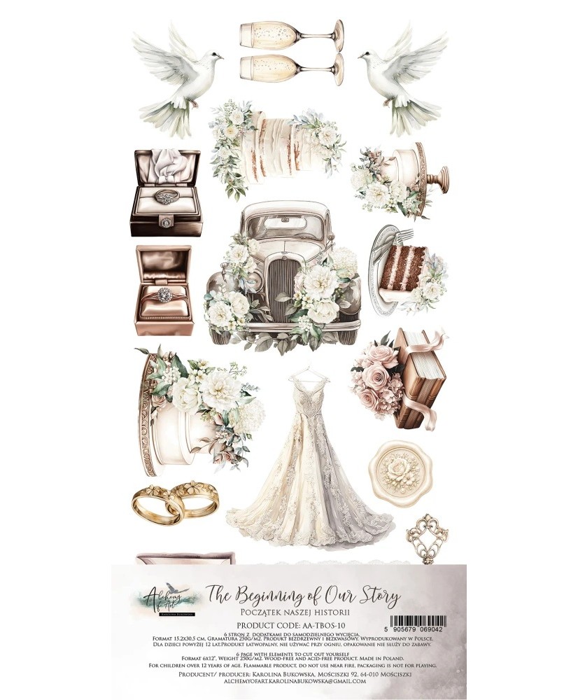 The Beginning of Our Story - DIY Cut-Out Set 6x12(Pre-order)