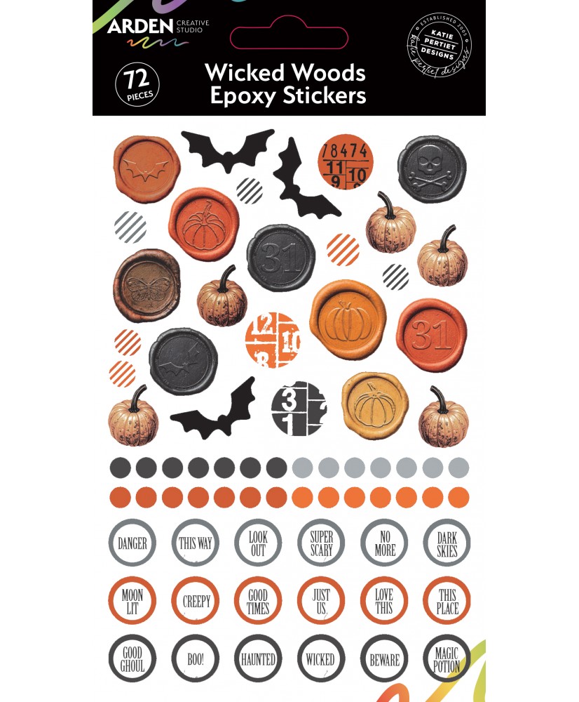 Wicked Woods Epoxy Stickers (Pre-order)