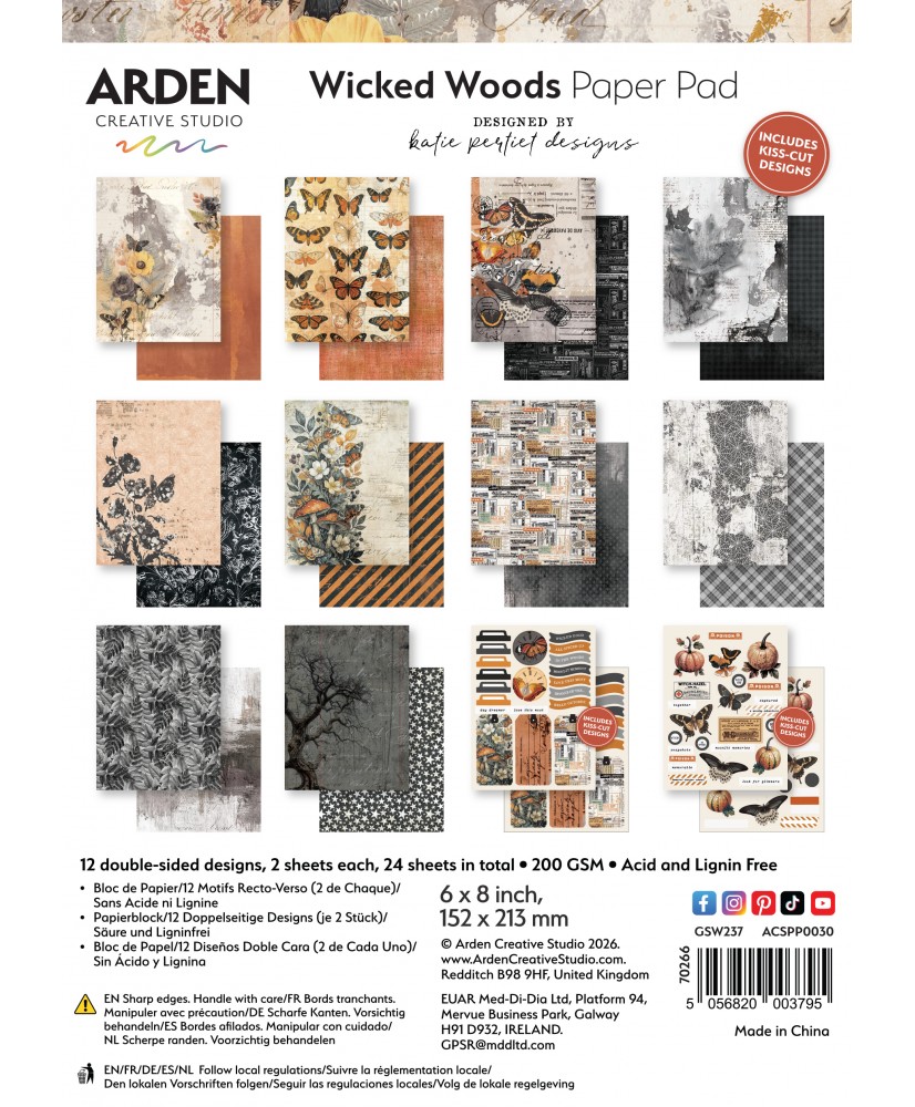 Wicked Woods 6in x 8in Paper Pad (Pre-order)