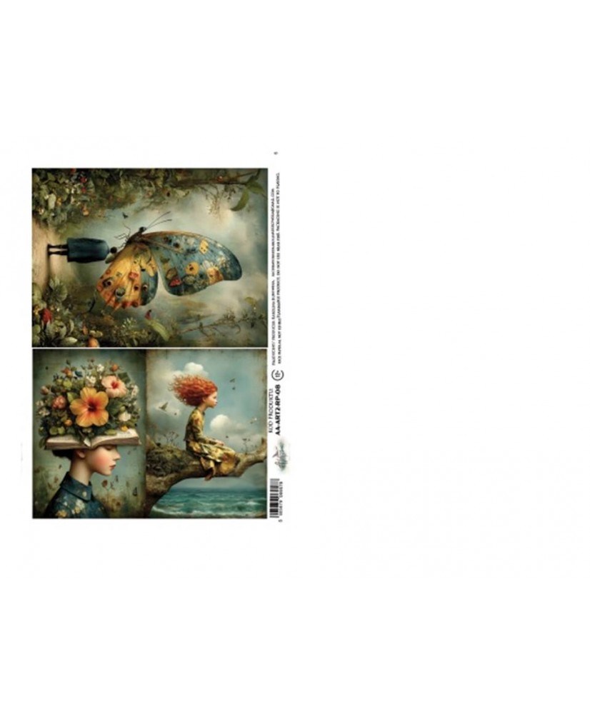 Art2 - Rice Paper A4 - 08 Enchanted Moth (Pre-Order)