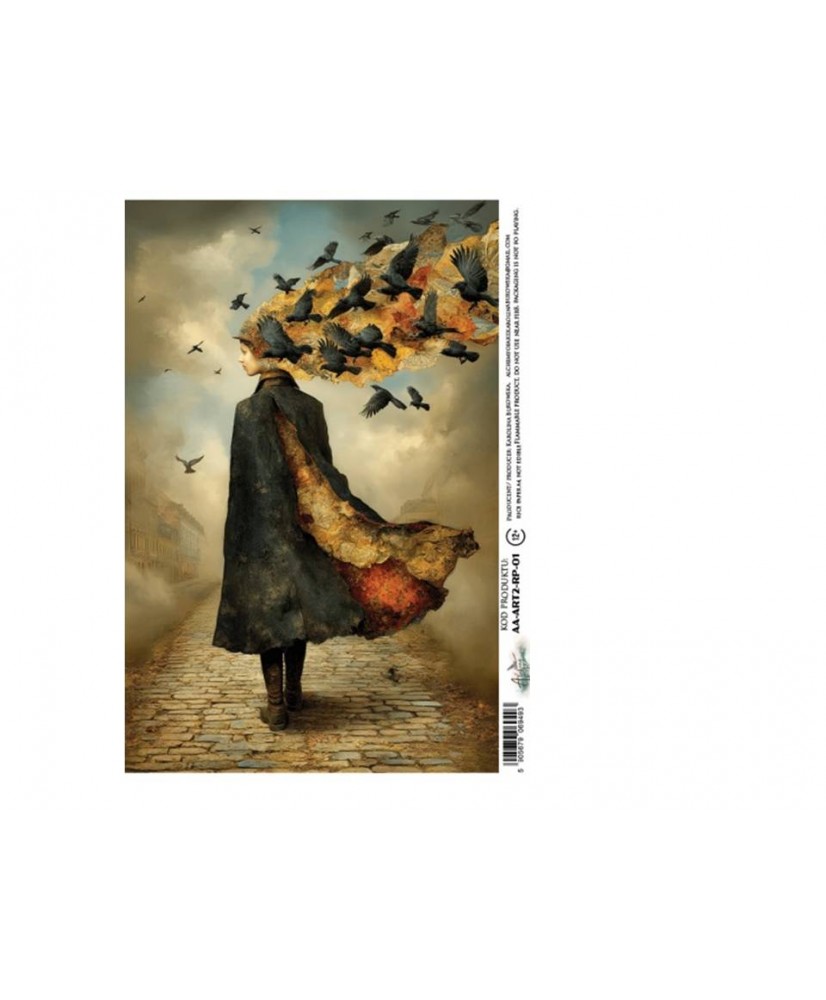 Art2 - Rice Paper A4 - 01Cloak of Birds (Pre-Order)
