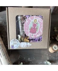 Vintage box Linen - Pink