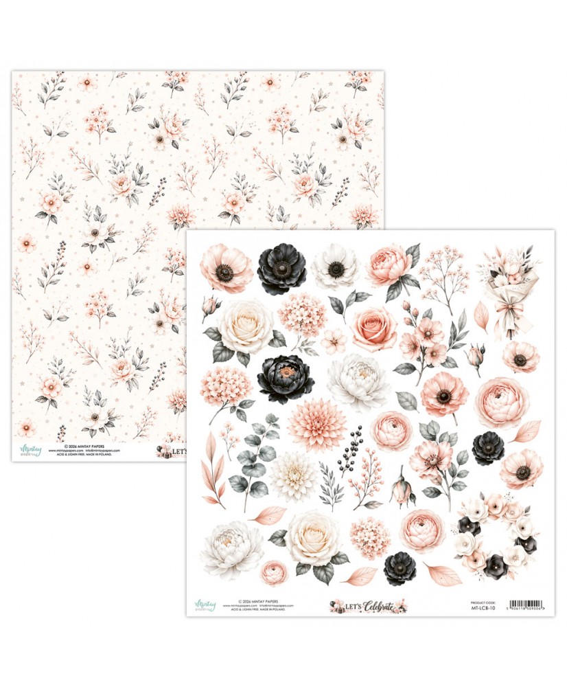 Let's Celebrate 12 x 12 Flora Paper (Pre-order)