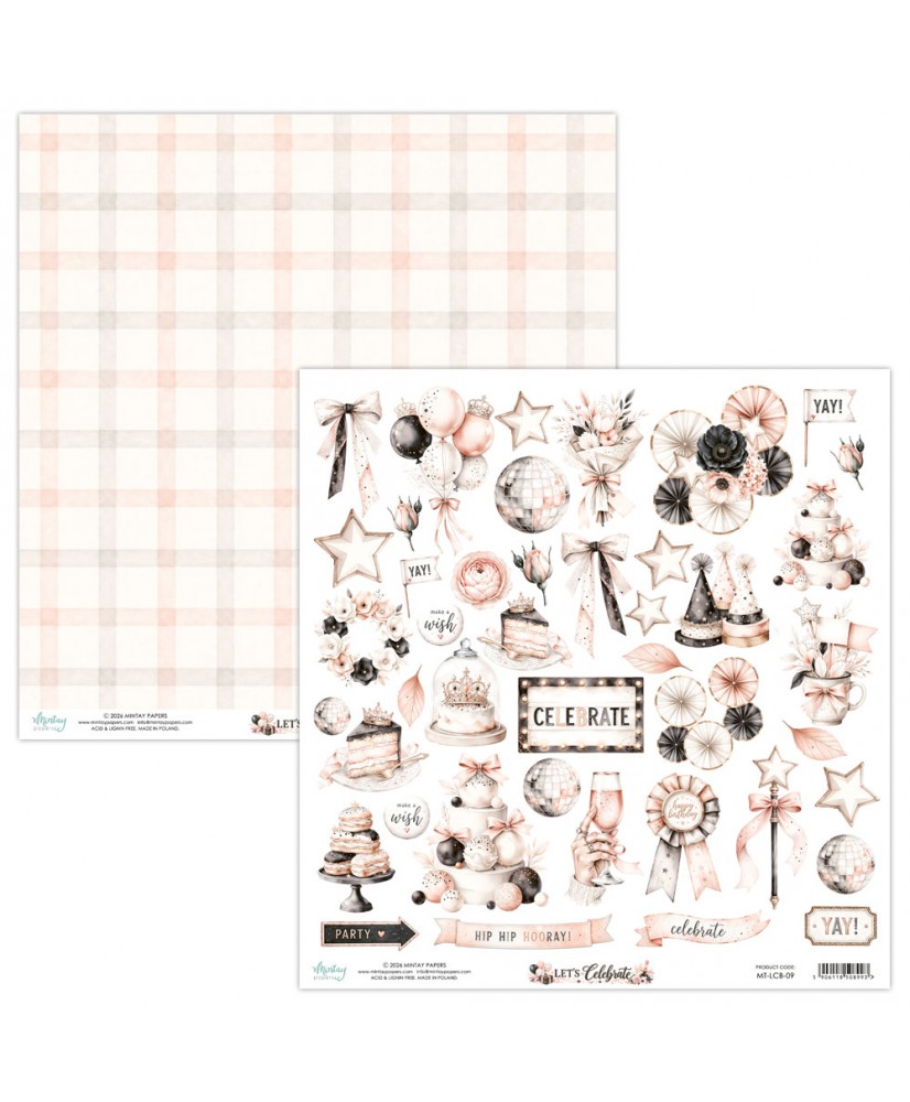 Let's Celebrate 12 x 12 Elements Paper  (Pre-order)