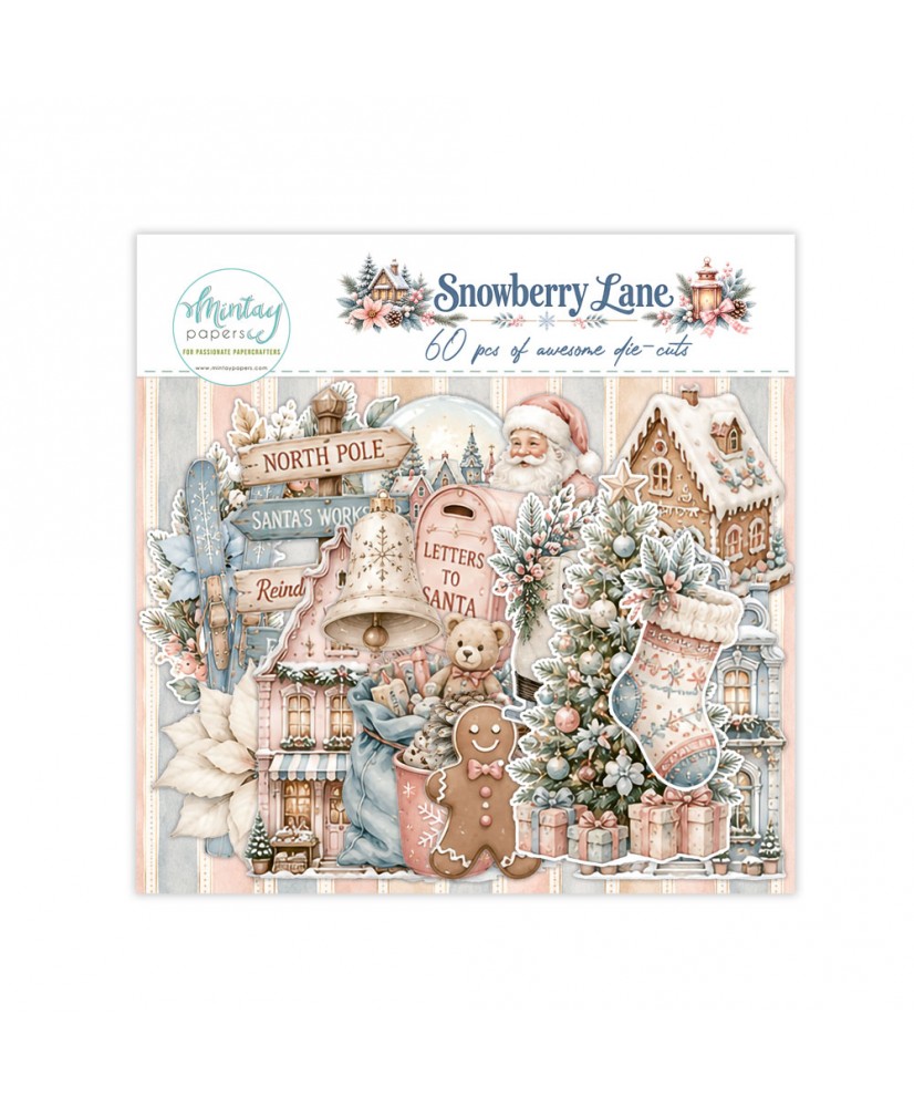 Snowberry Lane Paper Die-Cuts , 60 pcs (Pre-order)