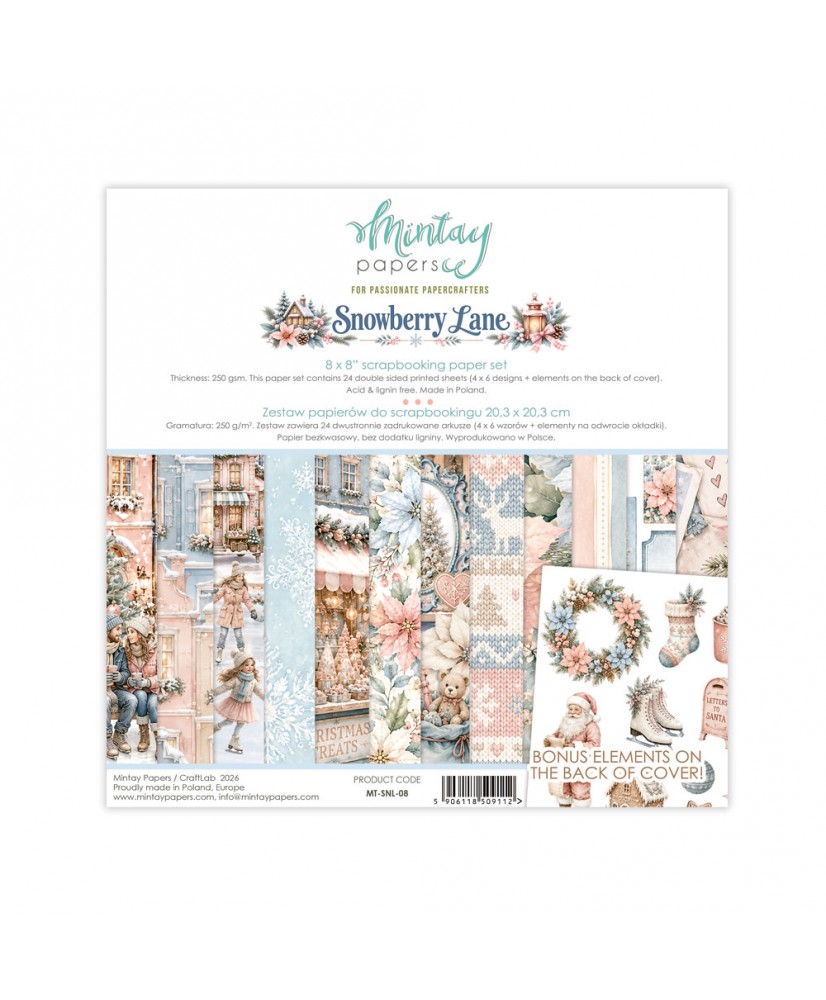 Snowberry Lane 8 x 8  Paper Set - 24Pg (Pre-order)
