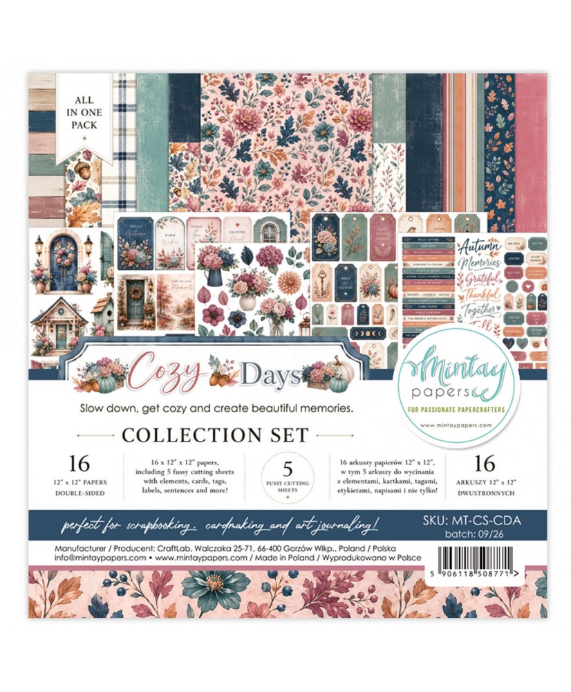 COZY DAYS 12 x 12 Collection Set 16Pg (Pre-order)