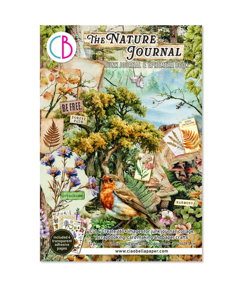 The Nature Journal Ephemera Book A4 32/Pkg (Pre-Order)