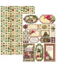 Merry & Bright Creative Pad A4 9/Pkg (Pre-Order)