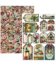 Merry & Bright Creative Pad A4 9/Pkg (Pre-Order)