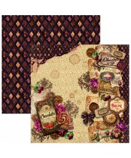 Chocolate Wanderlust  Paper Pad 12x12 12/Pkg (Pre-Order)