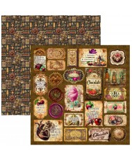 Chocolate Wanderlust Patterns Pad 12x12 8/Pkg (Pre-Order)