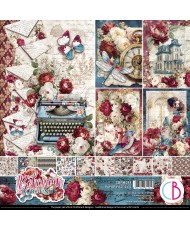 Bohemian burgundy  Paper...