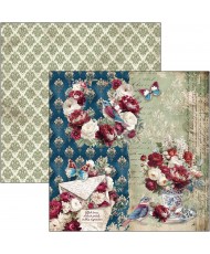 Bohemian burgundy  Paper Pad 12x12 12/Pkg(Pre-Order)