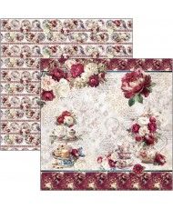 Bohemian burgundy  Paper Pad 12x12 12/Pkg(Pre-Order)