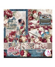 Bohemian burgundy Pad 8x8...