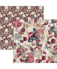 Bohemian burgundy Pad 8x8 12/Pkg (Pre-Order)