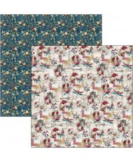 Bohemian burgundy Pad 8x8 12/Pkg (Pre-Order)