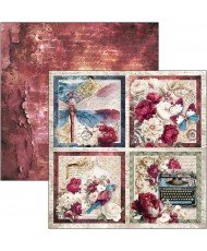 Bohemian burgundy  Patterns Pad 12x12 8/Pkg (Pre-Order)