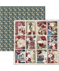 Bohemian burgundy  Patterns Pad 12x12 8/Pkg (Pre-Order)
