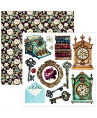 Bohemian burgundy  Fussy Cut Pad 6x6 24/Pkg (Pre-Order)