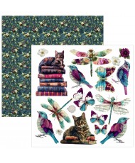 Bohemian burgundy  Fussy Cut Pad 6x6 24/Pkg (Pre-Order)