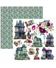 Bohemian burgundy  Fussy Cut Pad 6x6 24/Pkg (Pre-Order)