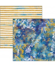 Indigo Double-Sided Paper Pad 12 x 12 12 Sheets