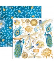 Indigo Double-Sided Paper Pad 12 x 12 12 Sheets