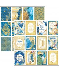 Indigo Double-Sided Paper Pad 12 x 12 12 Sheets