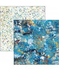 Indigo Double-Sided Paper Pad 12 x 12 12 Sheets
