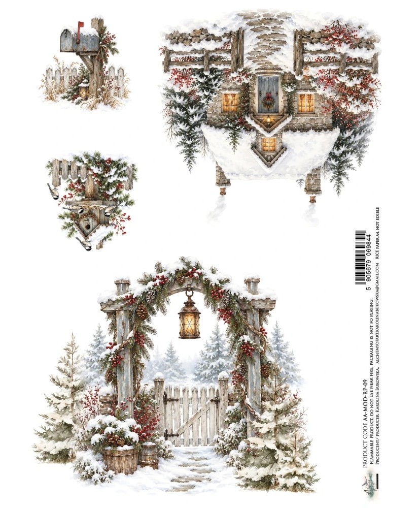 Magic of December- Rice Paper A4 09(Pre-order)