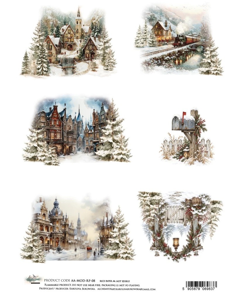 Magic of December- Rice Paper A4 08(Pre-order)