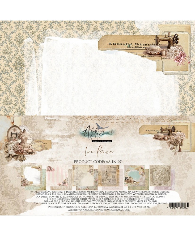 In Lace - Paper collection set 12x12 (Pre-order)