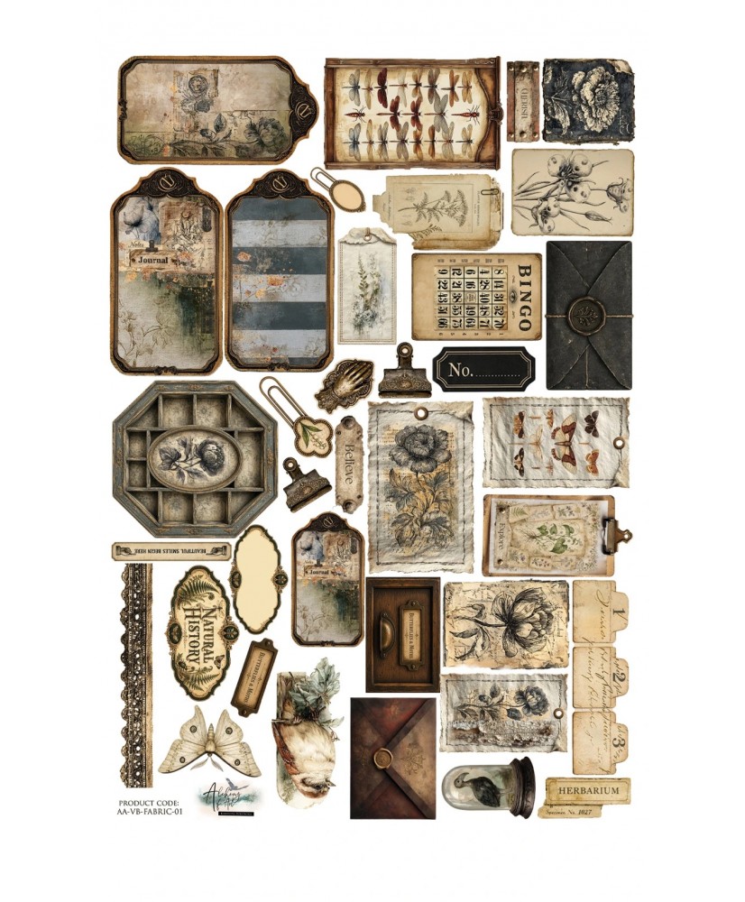 Vintage - Waterproof Material - ACCESSORIES FOR SELF-CUTTING 12X12(Pre-order)