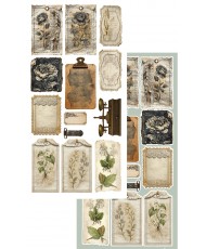 Vintage Botanical - 7 Double-sided paper 6x12(Pre-order)