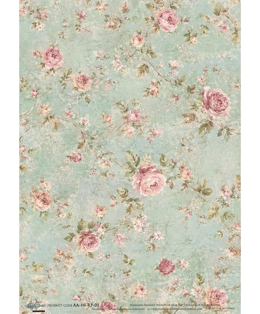 In Lace - Rice Paper A4 01(Pre-order)