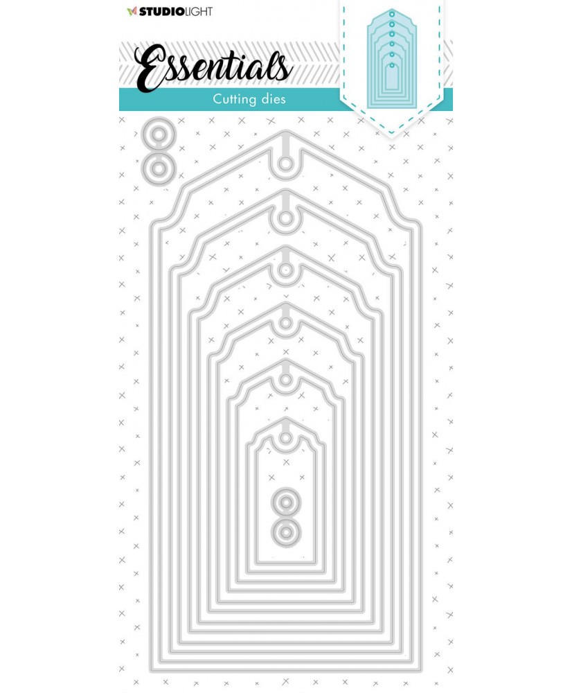 SL Cutting Die Urban Tag Essentials – 6 double layered tags 105x210x1mm