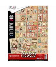 The Greatest Show Double-Sided Creative Pad A4 9 Sheets