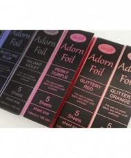 Glittery Orange Transfer Foil  – 5 sheets