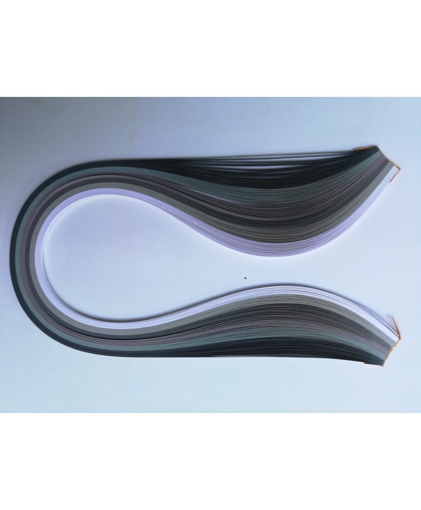 5 mm Grey with Black Quilling Paper