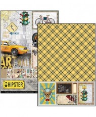 Hipster Double-Sided Creative Pad A4 9 Sheets