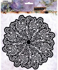 Jenine’s Mindful Art Mask Time to Relax 200 x 200mm nr.07