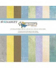 Curators Botanical Solid 12×12 Scrapbook Paper Collection Pack