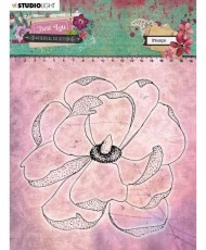 Clear Stamp 11×11 cm, Just Lou Botanical Collection nr.07