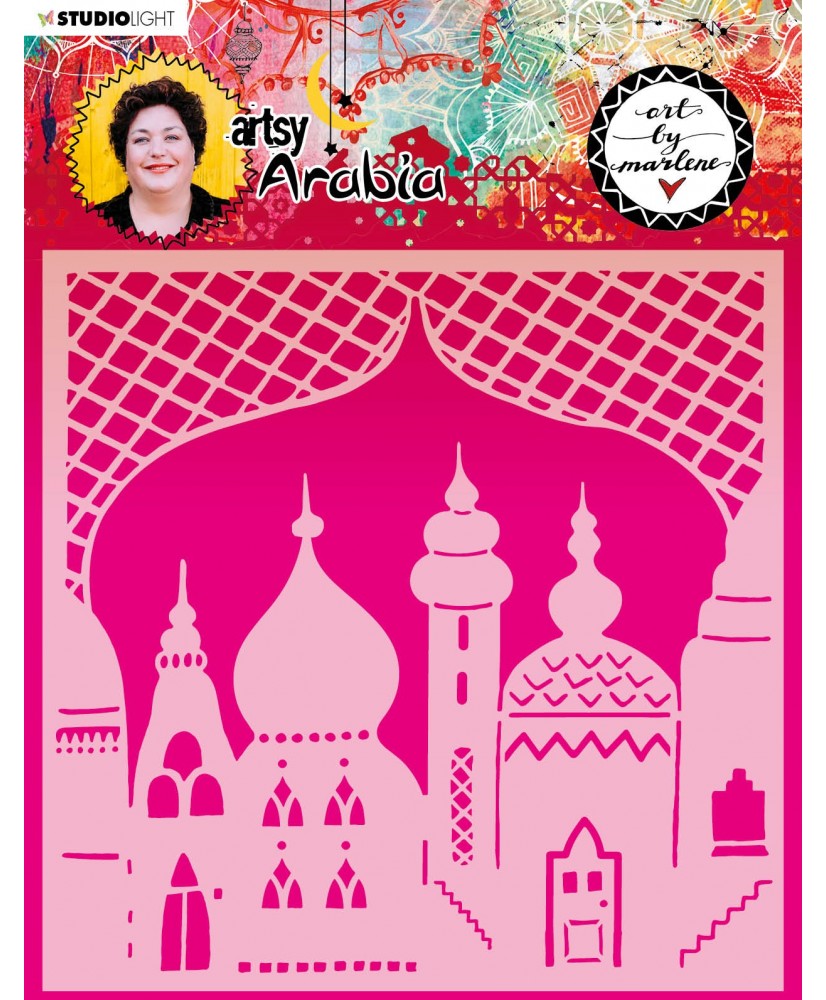 Art By Marlene Mask Artsy Arabia 200x200mm nr.09