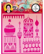 Art By Marlene Mask Artsy Arabia 200x200mm nr.10